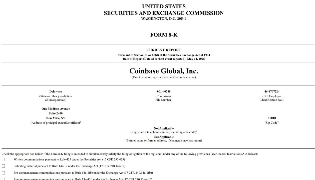 A cybersecurity incident has been disclosed by Coinbase Global, Inc. $COIN (CIK: 0001679788)

Item 1.05 Material Cybersecurity Incident.

On May 11, 2025, Coinbase, Inc., a subsidiary of Coinbase Global, Inc. (“Coinbase” or the “Company”), received an email communication from an unknown threat actor claiming to have obtained information about certain Coinbase customer accounts, as well as internal Coinbase documentation, including materials relating to customer-service and account-management systems. 

https://www.sec.gov/Archives/edgar/data/1679788/000167978825000094/coin-20250514.htm