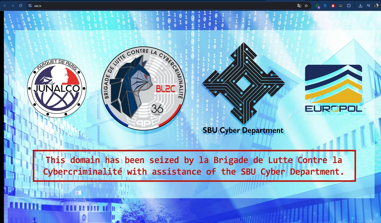 Darkweb Hacker Forum site xss.is Seized