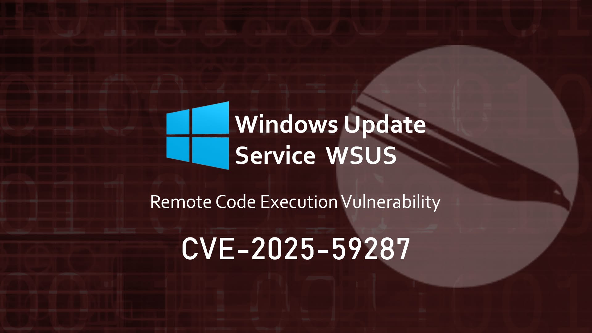 CVE-2025-59287 : Microsoft WSUS (Windows Server Update Services) Remote Code Execution

