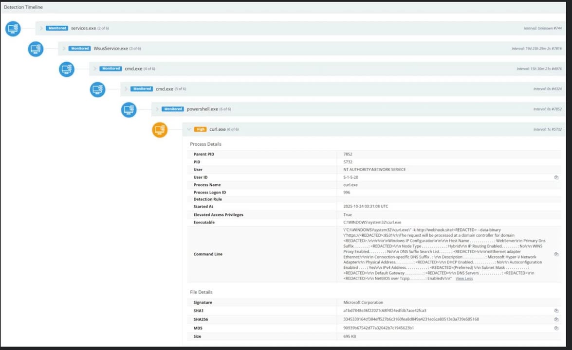 CVE-2025-59287 : Exploitation of Windows Server Update Services Remote Code Execution Vulnerability
https://www.huntress.com/blog/exploitation-of-windows-server-update-services-remote-code-execution-vulnerability